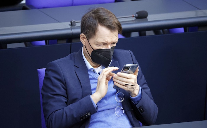 Karl Lauterbach (SPD) im Bundestag