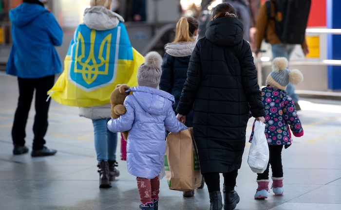 Flüchtlinge auf der Ukraine