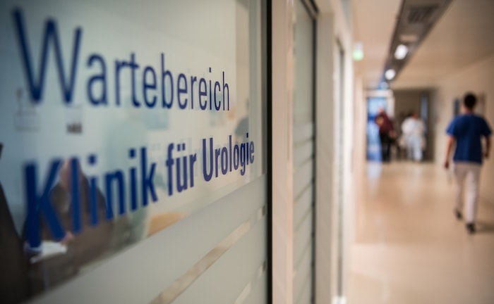 Der Wartebereich der Urologie des Uniklinikums Frankfurt