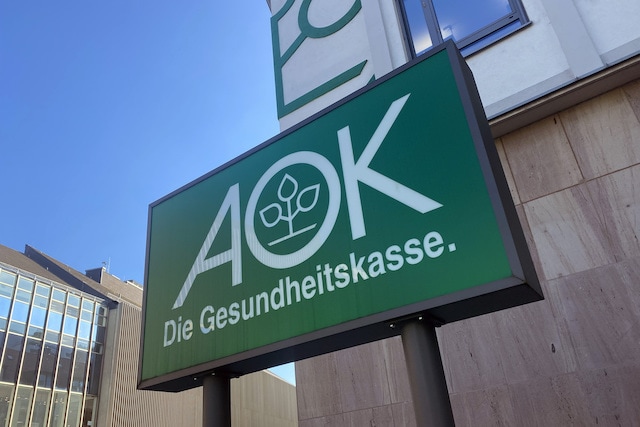 Logo und Schriftzug der AOK