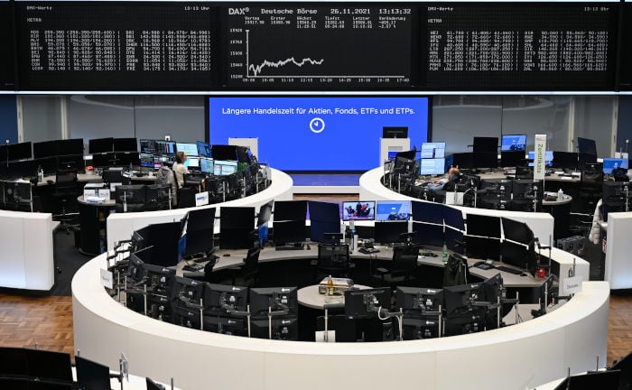 Handelssaal der Frankfurter Börse