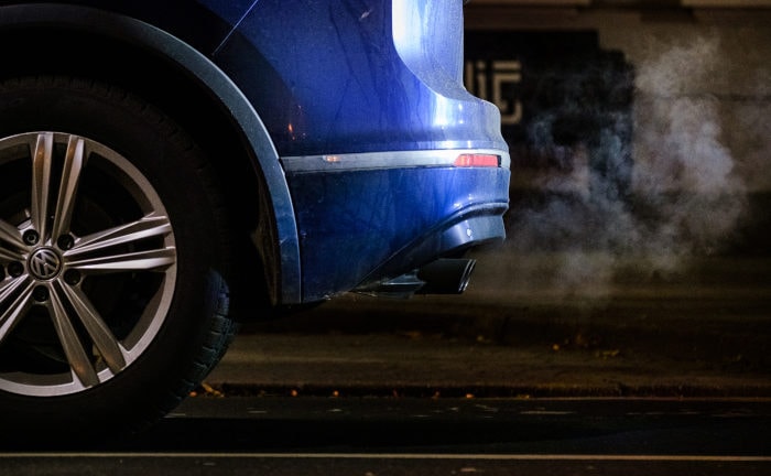Auspuff eines VW