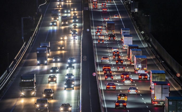 Berufsverkehr auf der A3