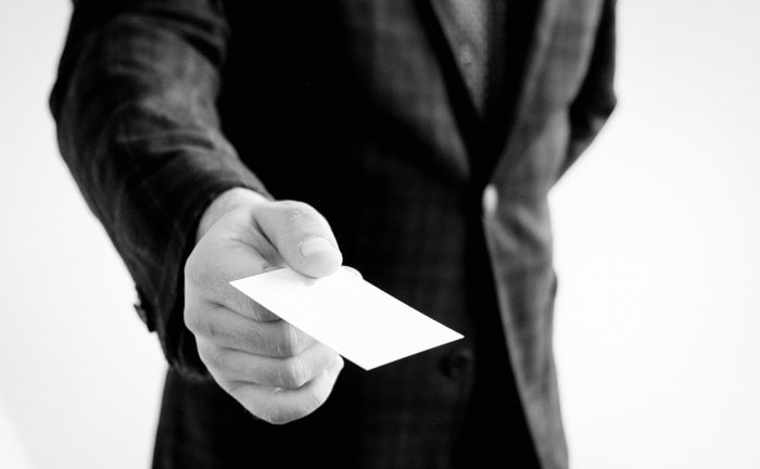 Visitenkarten gehören zu den einfachen Formen der Eigenwerbung