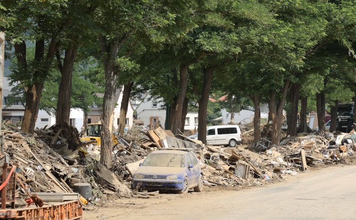Bad Neuenahr nach der Flutkatastrophe im Juli 2021