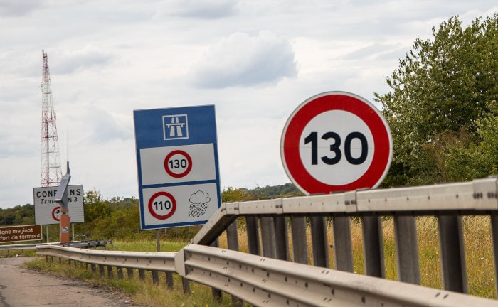 Unterschiedliche Tempolimits auf der Autobahn in Frankreich – je nach Wetter