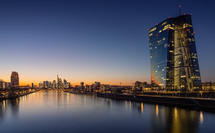 Die EZB in Frankfurt am Main: Vermögen der Versicherer ausgewertet