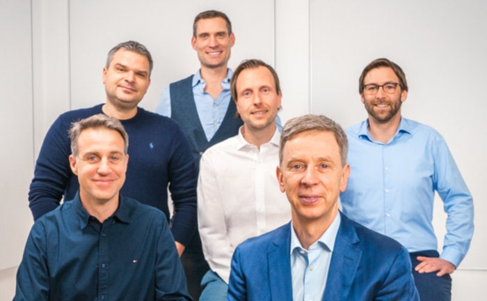 Der aktuelle Vorstand von ottonova (v.l.n.r.): Peter Bauer, Bernhard Brühl, Jesko David Kannenberg, Martin Betzwieser, Roman Rittweger, Christopher Koker