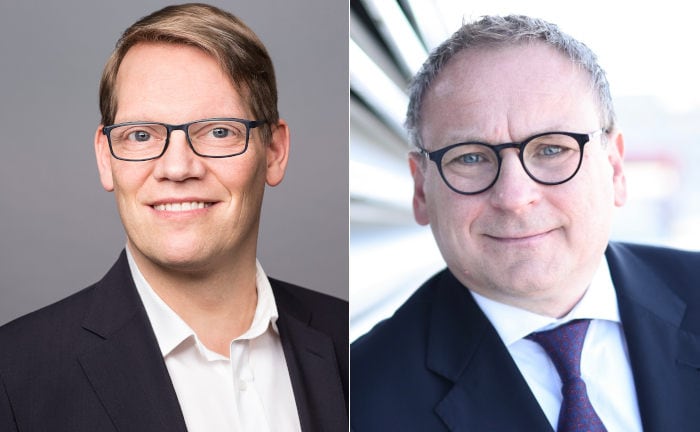 Dirk Rathjen (links), Vorstand des Instituts für Vermögensaufbau, und Thorsten Dorn, Geschäftsführer bei Smart Asset Management Service