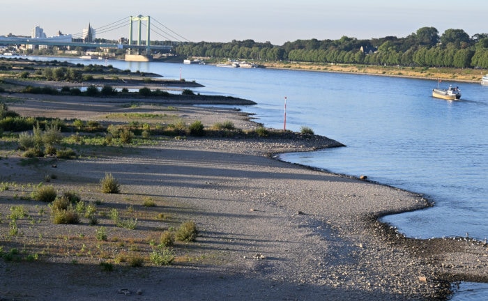 Dürre erzeugt Niedrigwasser auf dem Rhein, lässt dadurch Lieferketten klemmen und Preise steigen: Risiken werden komplexer