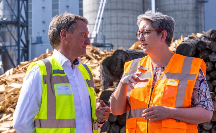 Bundesbauministerin Klara Geywitz zu Besuch im Nordosten
