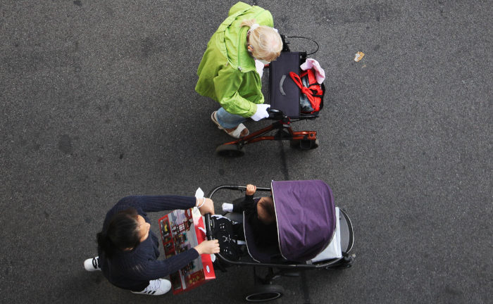 Junge Leute, alte Leute: Unterschiede bei den Prioritäten
