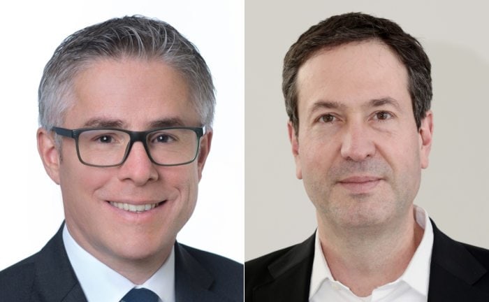 Ulrich Stephan (links) und Dirk Vogler von der Allianz Versicherungs-AG