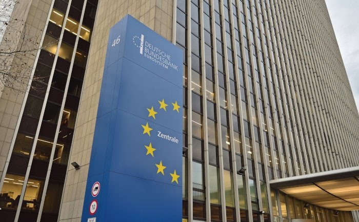 Gebäude der Bundesbank in Frankfurt am Main