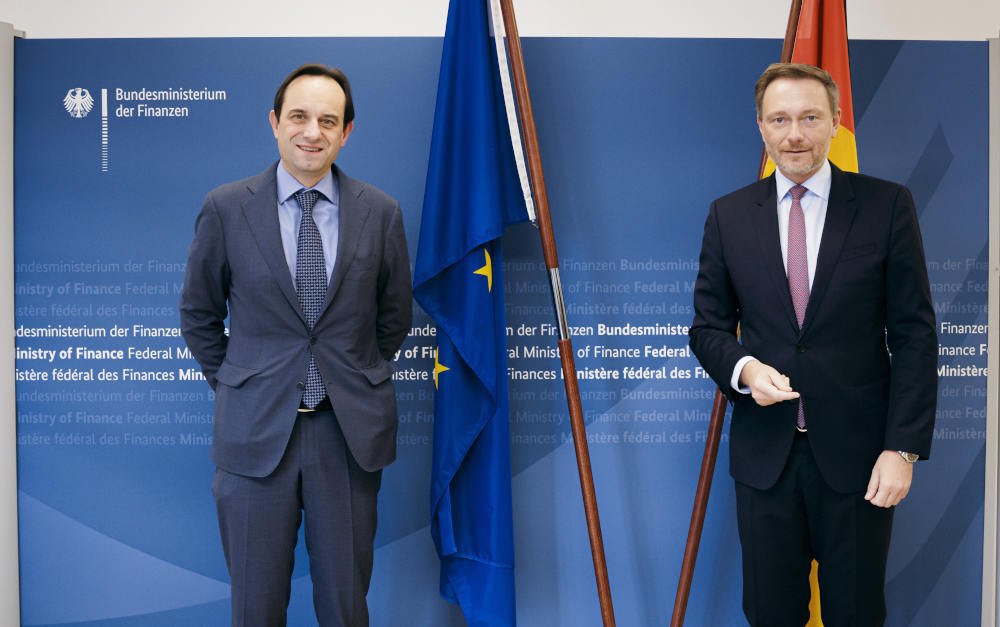 Bafin-Präsident Mark Branson in Berlin bei Finanzminister Christian Lindner (FDP)