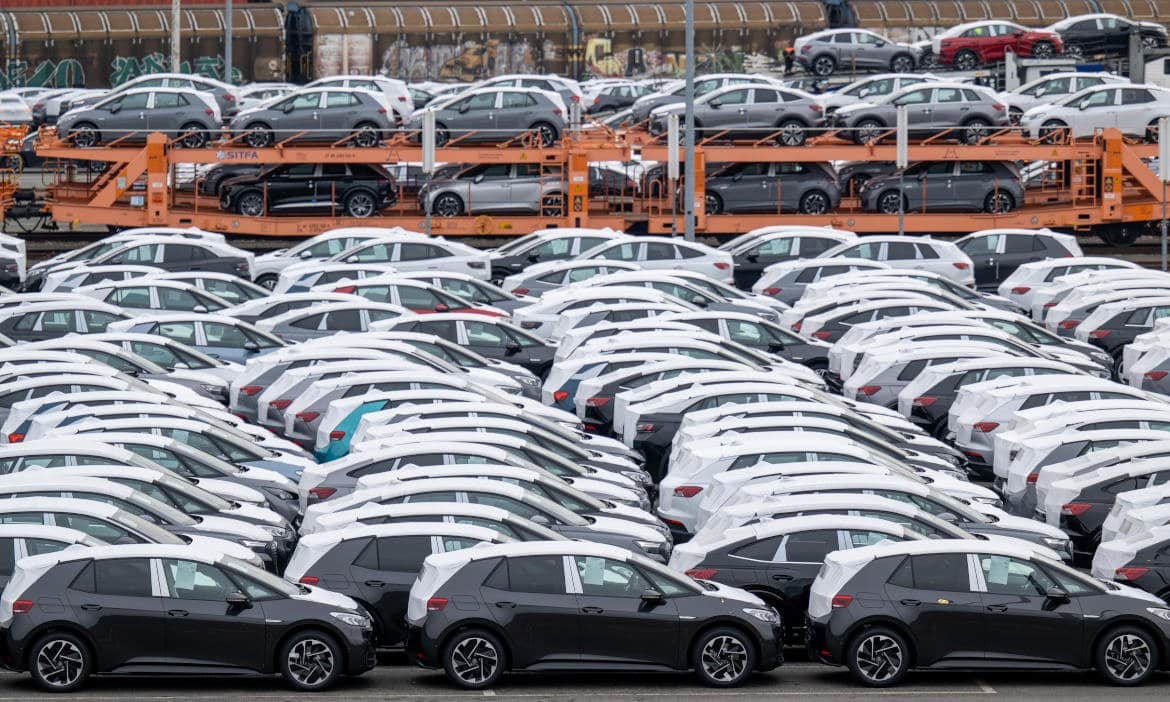 Versandfertige VWs in Zwickau: Eine VW-Anleihe bringt über fünf Jahre eine Rendite von über 4 Prozent