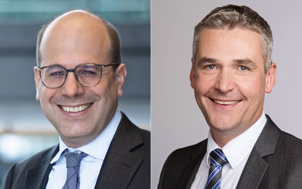 Demnächst neu im Vorstand der Huk-Coburg-Rechtsschutz: Nico Zachert (links) und Michael Müller