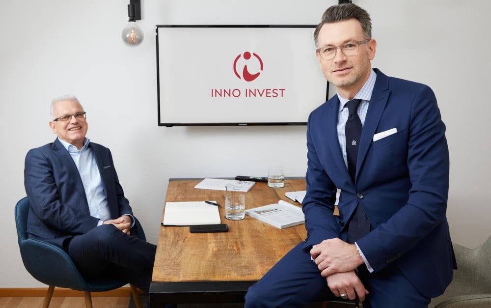 Inno-Invest-Geschäftsleiter Herbert Schmitt (links) und Stefan Schmitt