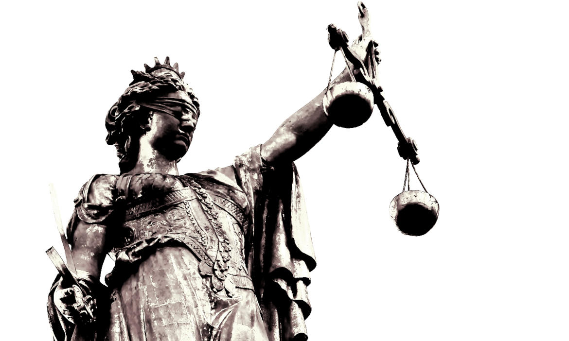 Göttin Justitia als Symbol für Recht und Ordnung: Rechtsschutzversicherungen helfen dabei, Recht zu bekommen