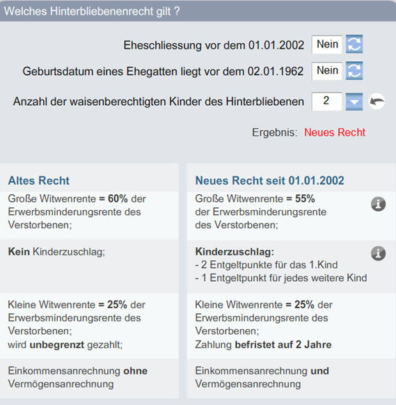 Rechtlichen Status von Ehegatten feststellen