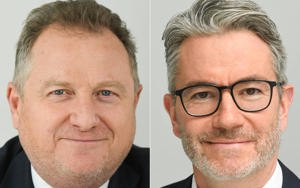 Ehemaliger Verti-Vorstand Carlos Nagore (links) und Nachfolger Frank Senge