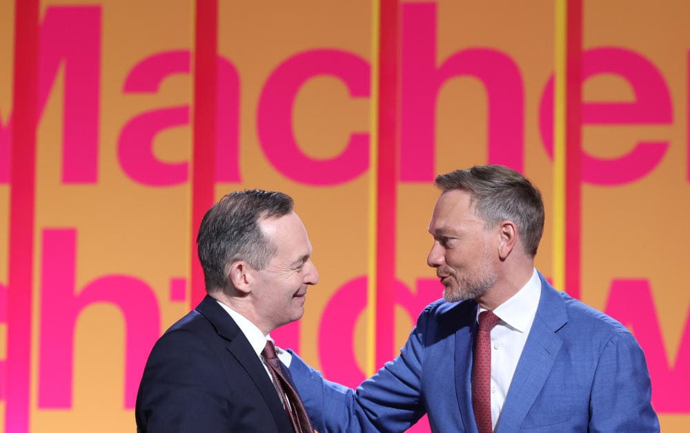 FDP-Politiker Volker Wissing (links) und Christian Lindner: Die Liberalen gelten zumindest unter Jüngeren als rentenkompetent