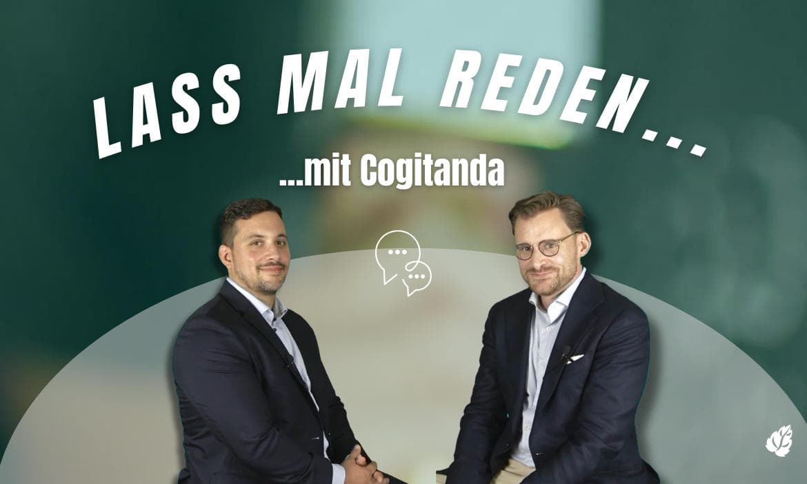 Daniel Berger (links) und Jan Meurer vom Versicherer Cogitanda im Interview