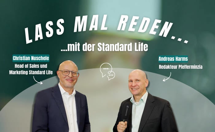 Christian Nuschele von Standard Life im Gespräch mit Pfefferminzia