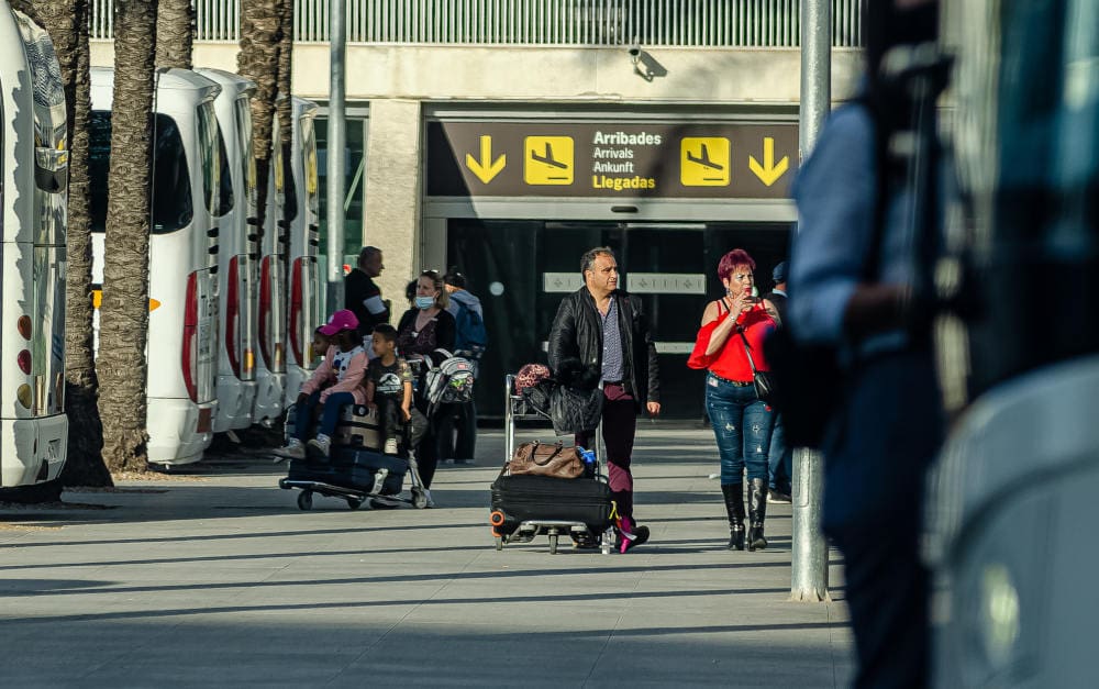 Mallorca-Urlauber am Flughafen von Palma: Hanse-Merkur legte besonders stark dank ihrer Reiserücktrittsversicherung zu