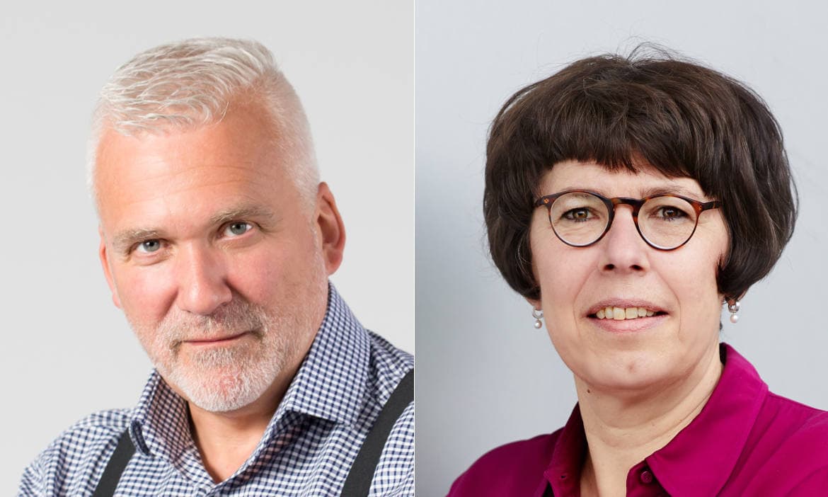 Verbraucherschützer Axel Kleinlein und Britta Langenberg (Finanzwende Recherche)