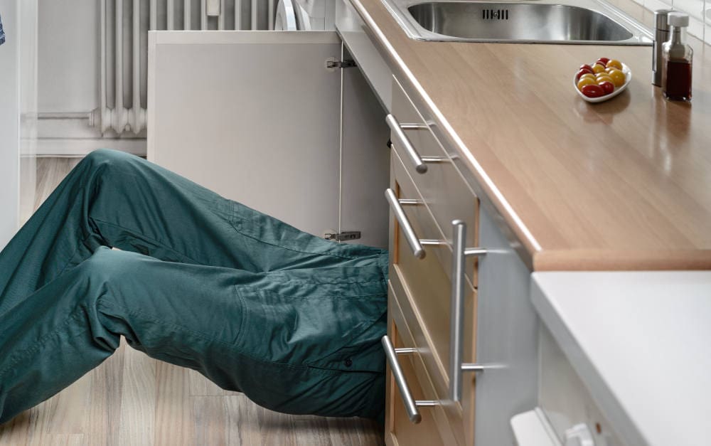 Klempner in der Küche