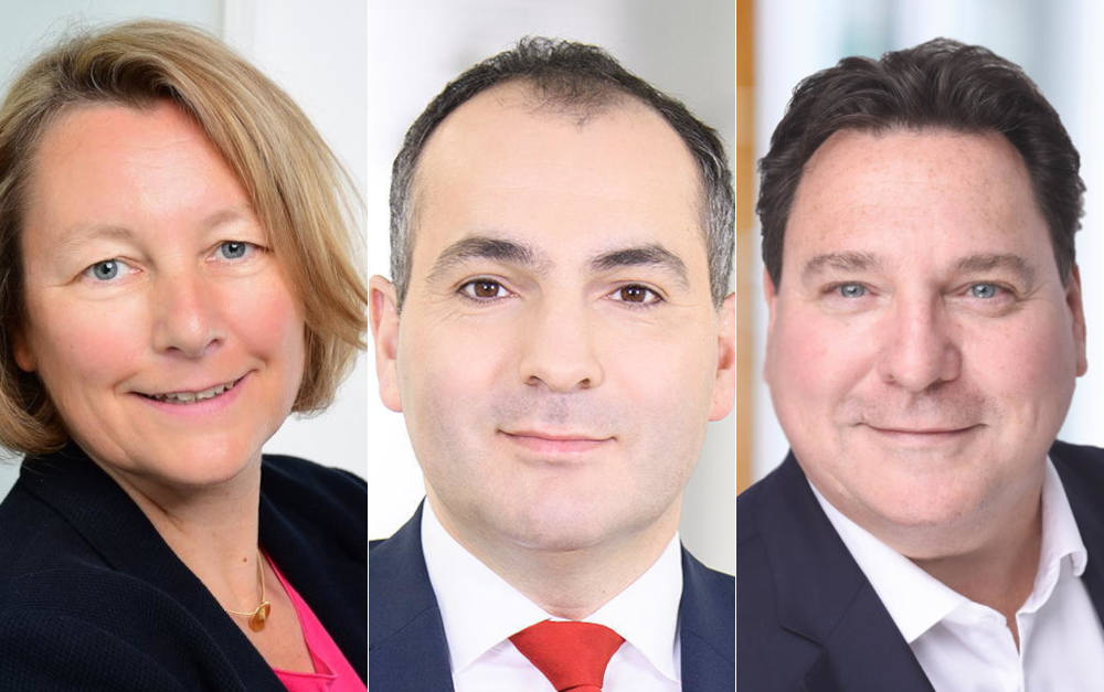 Neu im Vorstand von Aon Commercial Risk Solutions (v.l.): Monika Behrens, Marcel Armon und Stephan Winneg