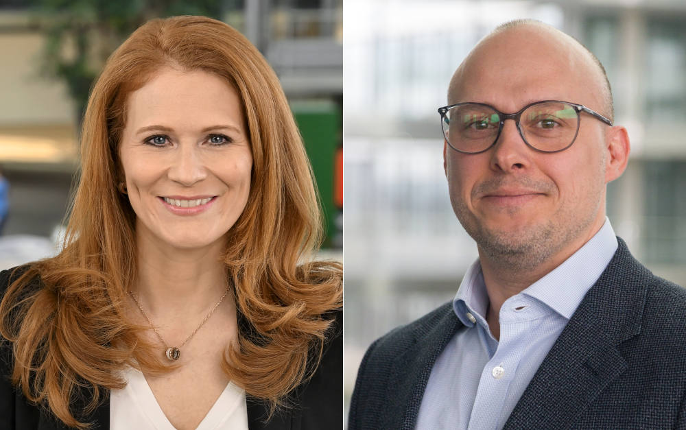 Ab 1. April 2024 im Vorstand von HDI Global: Barbara Klimaszewski-Blettner und Dirk Höring