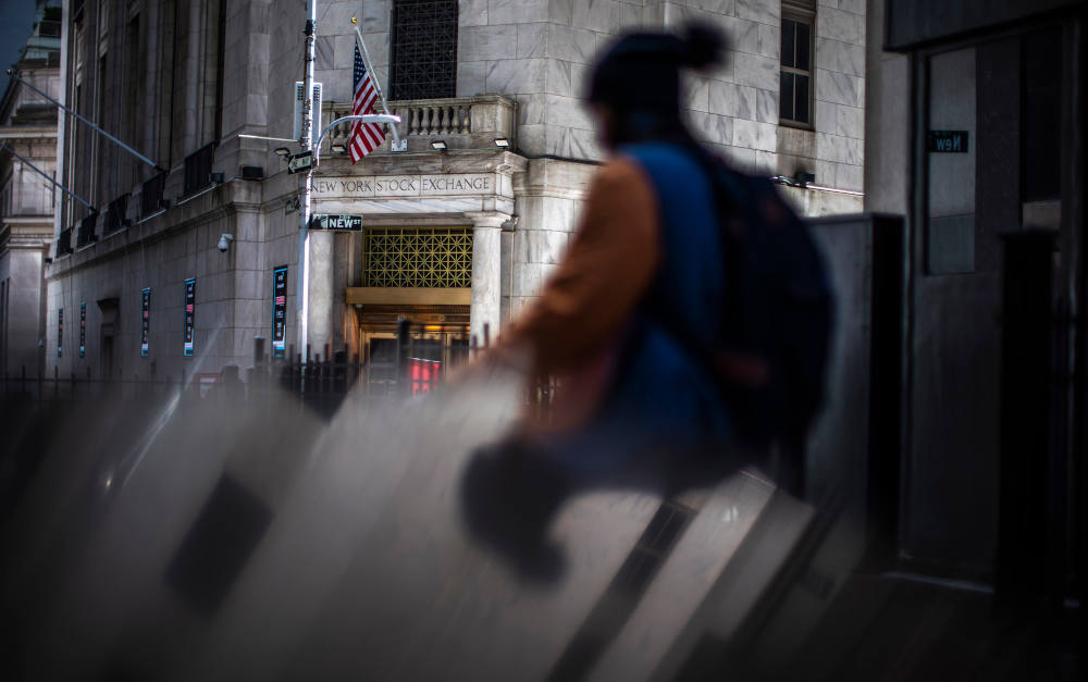 Aktienbörse in New York: US-amerikanische Titel sind zu mehr als 60 Prozent in globalen ETFs gewichtet