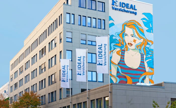 Sitz der Ideal-Versicherung in Berlin: Jetzt wieder im Angebot der Fonds Finanz