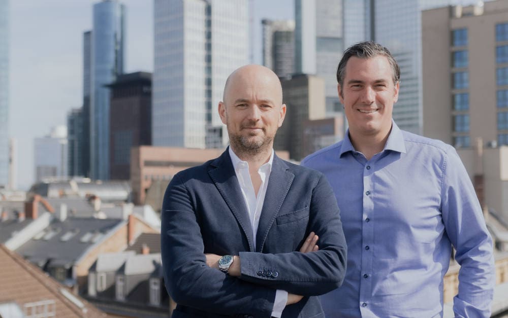 Vorgänger und Nachfolger im Chefsessel der Clark-Gruppe: Christopher Oster (rechts) und Benedikt Kalteier