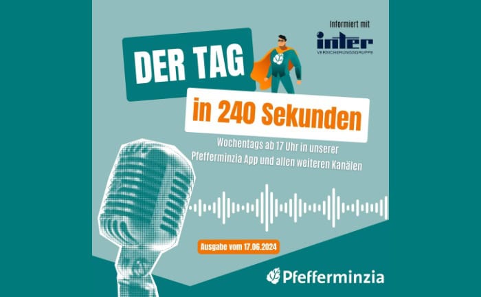 In rund 4 Minuten bestens informiert über die News des Tages: Das ist das Ziel unseres neuen Audio-Formats „Der Tag – in 240 Sekunden“.