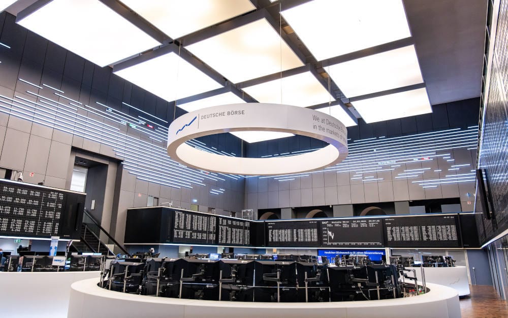Handelssaal der Frankfurter Börse: ETFs sind an der Börse gehandelte Investmentfonds