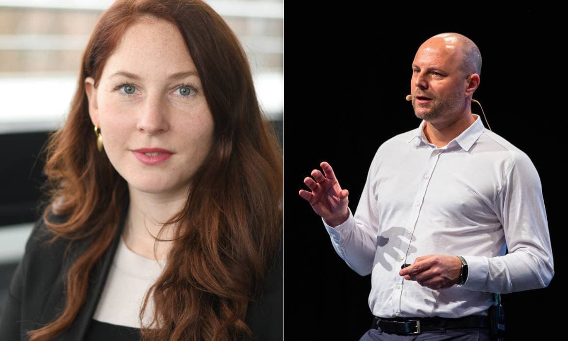 Annika Bergbauer (Wavestone) und Oliver Hein (Google Cloud)