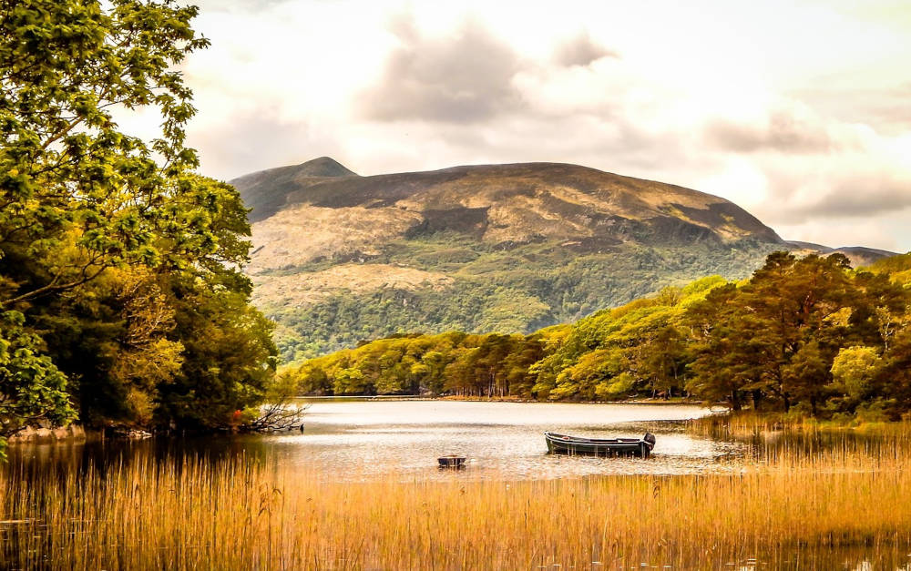 Stilleben eines Sees mit Berg im Hintergrund: Nicht wenige Anleger investieren in Fondspolicen, die in nachhaltige Fonds investieren.