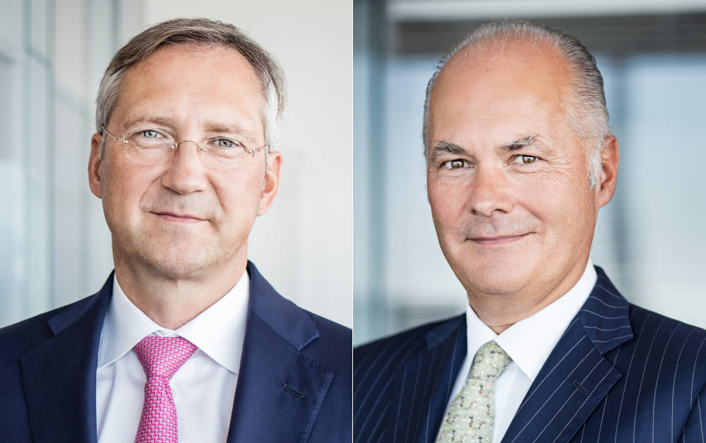 Bert Flossbach (links) und Kurt von Storch, Gründer und Chefs der Vermögensverwaltung Flossbach von Storch: Vier Fonds in der Scope-Datenbank und alle mit Spitzen-Rating