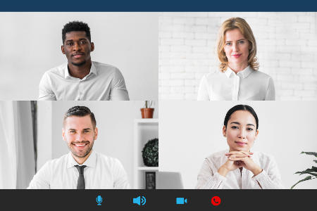 Avatare bei einer Videokonferenz Foto: Freepik