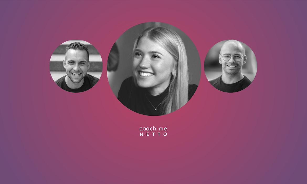 Stephan Busch (links) und Tim Schreitmüller (rechts) von CoachMeNetto interviewen Menschen aus der Branche zum Thema Unternehmertum. Dieses Mal: Diana Grünwald.