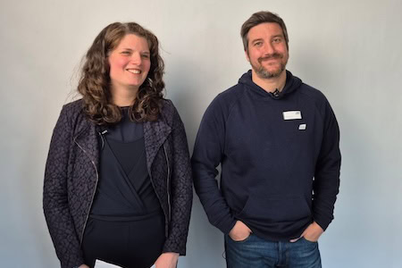 Barbara im Video-Interview mit Philip Wenzel, BU-Spezialist von Fonds Finanz (Foto: Pfefferminzia)