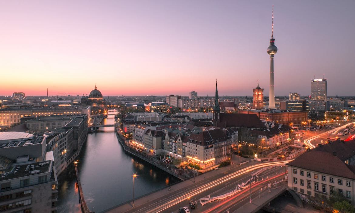 Berliner Skyline: In der Hauptstadt findet am 11. und 12. März der 26. MCC-Kongress Zukunftsmarkt Altersvorsorge statt.