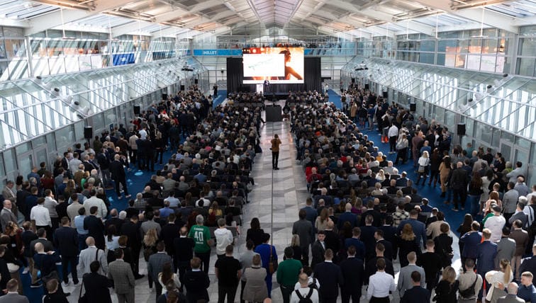 Der Vortrag von Gastredner und Börsenkenner Markus Koch war sehr gut besucht (Foto: Fonds Finanz)