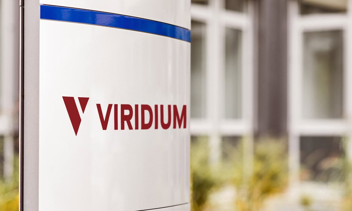 Namensschild der Viridium-Gruppe: Cinven verkauft Viridium an ein Konsortium an Investoren.