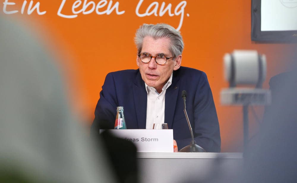 DAK-Chef Andreas Storm: „Finanzmittel mit Pflicht zur Rückzahlung sind ein Strohfeuer“